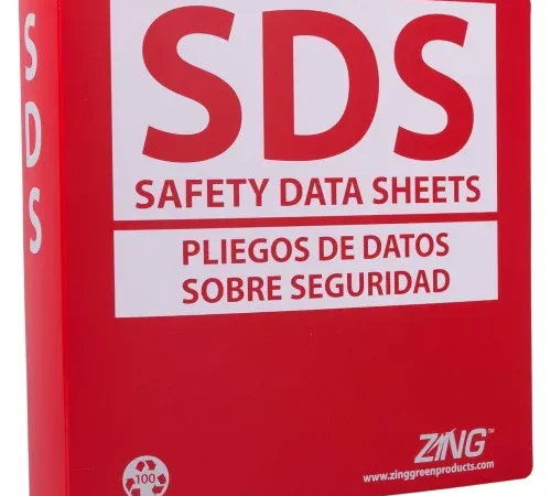 ZING Eco GHS-SDS Binder (English/Spanish), 2.5" Ring, Recycled Poly, 6034
