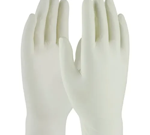 PIP Ambi-Dex® 62-322PF Industrial Grade Latex Gloves, Powder-Free, White, L, 100/Box