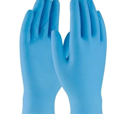 PIP Ambi-Dex® 63-332PF Industrial Grade Nitrile Glove, Powder-Free, Textured, Blue, M, 100/Box - Pkg Qty 10
