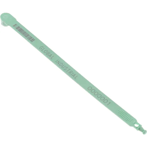 Green plastic tamper-evident security seal