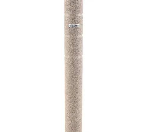 Global Industrial" Decorative Bollard Cover, 6'' Dia. x 60''H, Stone Finish