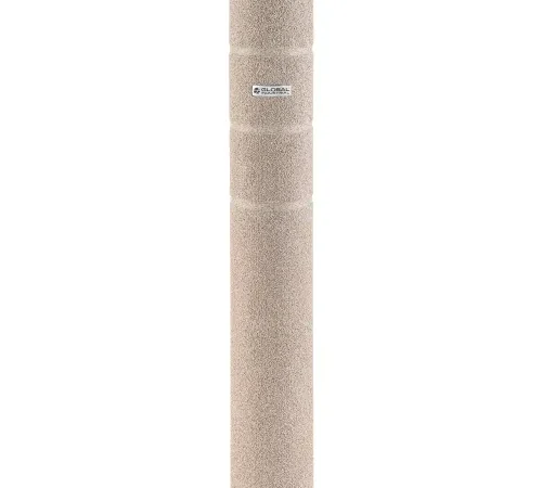 Global Industrial" Decorative Bollard Cover, 8'' Dia. x 60''H, Stone Finish
