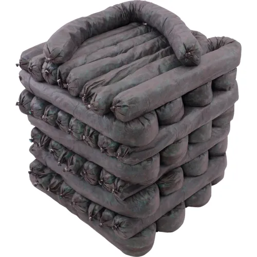 Global Industrial" Universal Sorbent Socks, Super Heavyweight, 3" Dia. x 48"L, Gray, 40/Pack - Image 2