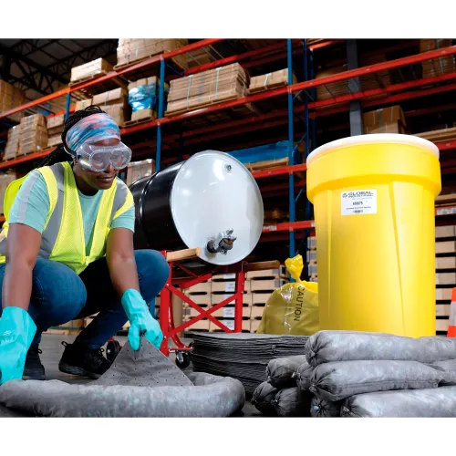 Global Industrial" Universal Spill Drum Kit, 55 Gallon - Image 3
