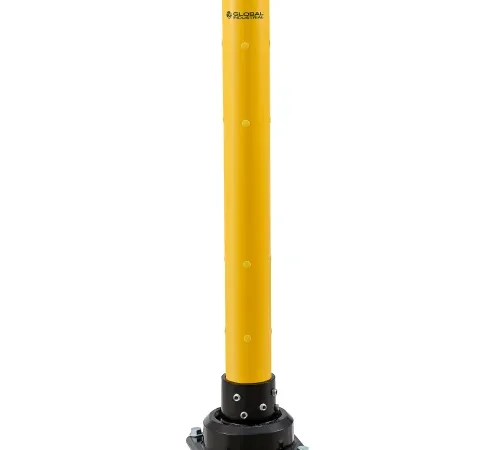 Global Industrial" Rebounding Safety Bollard, 4" Dia. x 42"H, Yellow
