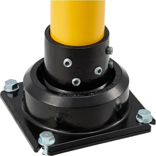 Global Industrial" Rebounding Safety Bollard, 4" Dia. x 42"H, Yellow - Image 2