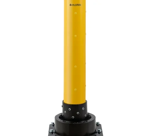 Global Industrial" Rebounding Safety Bollard, 6" Dia. x 42"H, Yellow