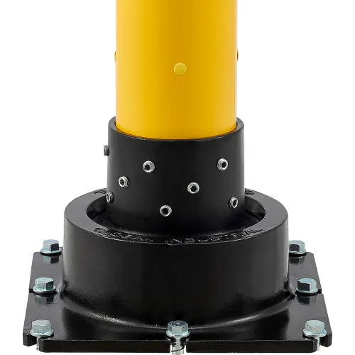 Global Industrial" Rebounding Safety Bollard, 6" Dia. x 42"H, Yellow - Image 2
