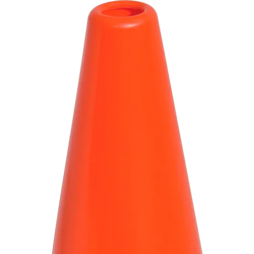 Global Industrial" 18" Traffic Cone, Non-Reflective, Solid Orange Base, 2-1/2 lbs - Image 3