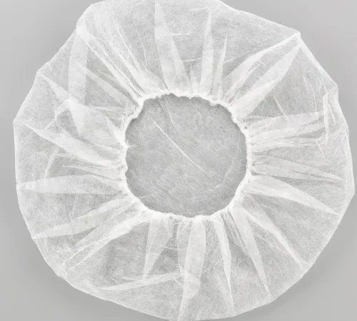 Global Industrial Polypropylene Bouffant Cap, 28", White, 100/Bag