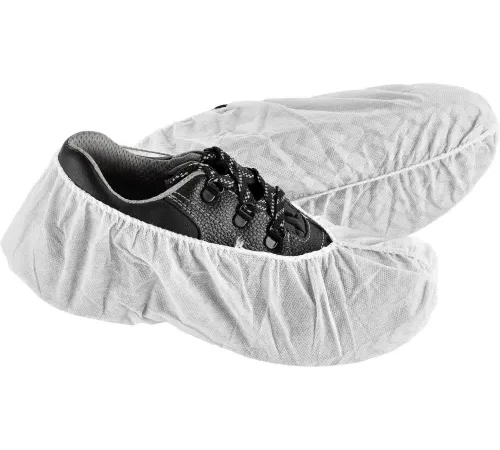 Global Industrial Standard Disposable Shoe Covers, Size 6-11, White, 150 Pairs/Case