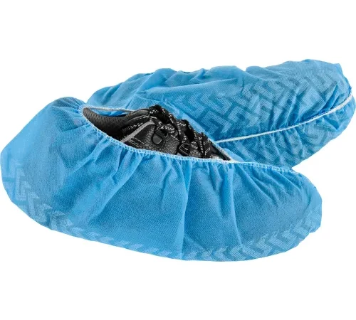 Global Industrial" Standard Disposable Shoe Covers, Size 6-11, Blue, 150 Pairs/Case