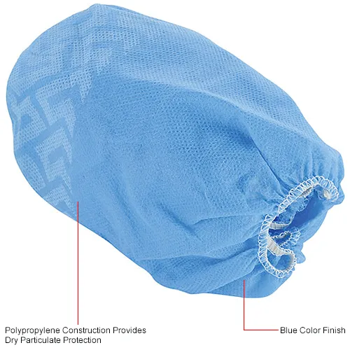 Global Industrial" Standard Disposable Shoe Covers, Size 6-11, Blue, 150 Pairs/Case - Image 4