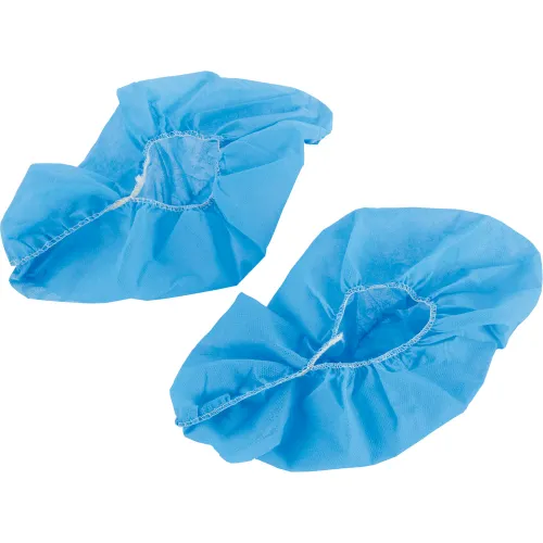 Global Industrial" Standard Disposable Shoe Covers, Size 6-11, Blue, 150 Pairs/Case - Image 2