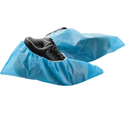 Global Industrial Skid Resistant Disposable Shoe Covers, Size 6-11, Blue, 150 Pairs/Case