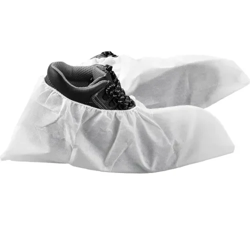 Global Industrial Skid Resistant Disposable Shoe Covers, Size 6-11, White, 150 Pairs/Case