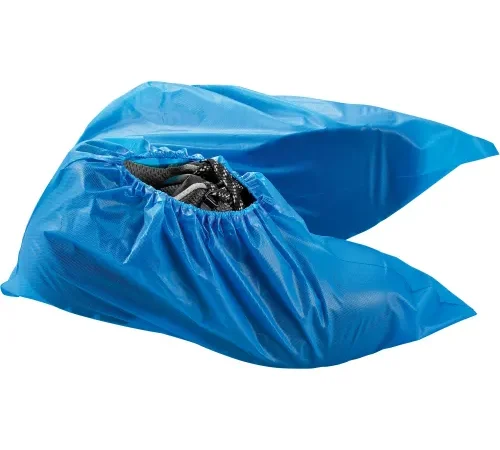 Global Industrial Water Resistant Disposable Shoe Covers, Size 6-11, Blue, 150 Pairs/Case