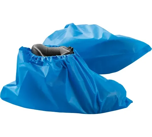 Global Industrial Water Resistant Disposable Shoe Covers, Size 12-15, Blue, 150 Pairs/Case