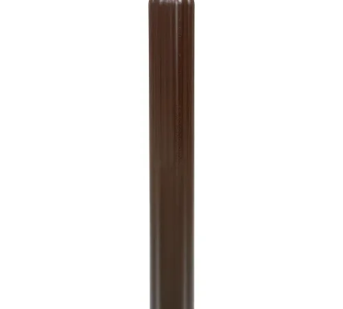 Brown plastic cylindrical post with rounded top
