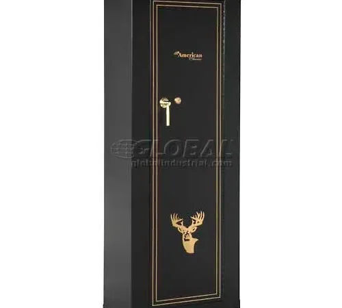 American Furniture Classics 910 Steel Gun Storage Cabinet, 10 Long Guns