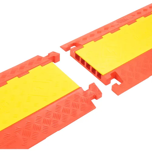 5-Channel Heavy Duty Cable Guard, 36"L x 20"W x 2-5/16"H, Yellow/Orange - Image 4