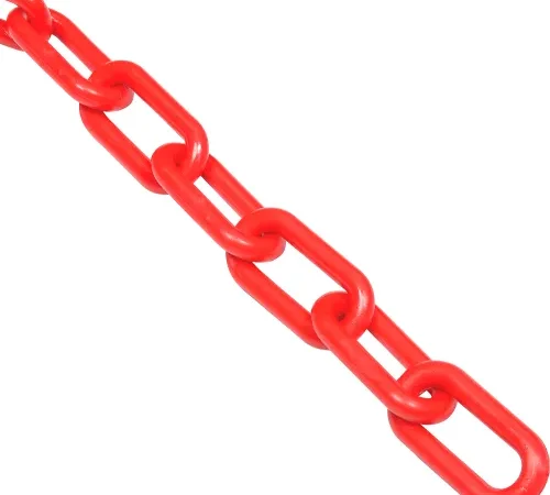 Global Industrial Plastic Chain Barrier, 1-1/2"x50'L, Red