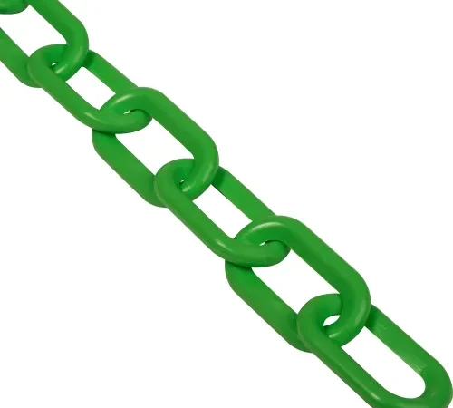 Global Industrial Plastic Chain Barrier, 2"x50'L, Green