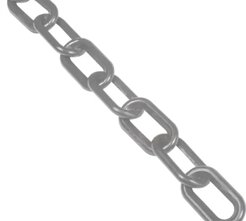 Global Industrial Plastic Chain Barrier, 2"x50'L, Silver