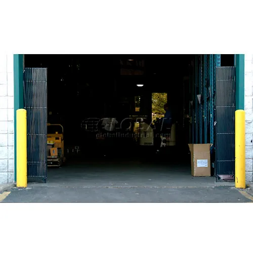 Global Industrial" Double Folding Security Gate 12'W x 8'H - Image 4