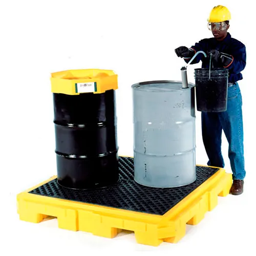 UltraTech Ultra-Spill Pallet Plus Containment Pallet 9630 P4 4-Drum with No Drain