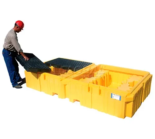UltraTech Ultra-Twin IBC Spill Pallet? 1144 with Drain