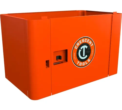 Crescent? Railworks Single Door Lockable Storage, 36-3/4"W x 22-1/2"D x 23-3/16"H, Orange