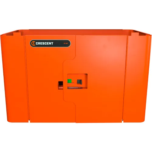 Crescent Railworks Double Door Lockable Storage, 36-3/4"W x 22-1/2"D x 23-3/16"H, Orange