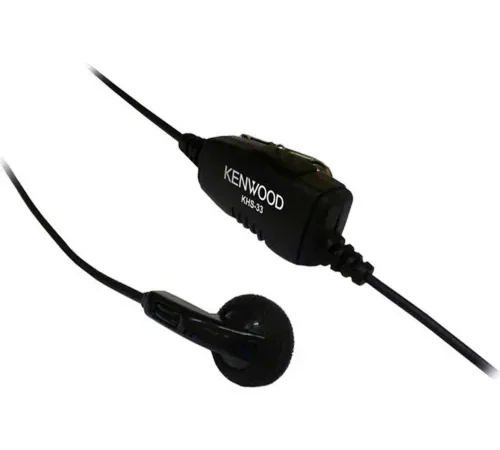 Kenwood KHS-33 Clip Mic with Earphone Single Pin