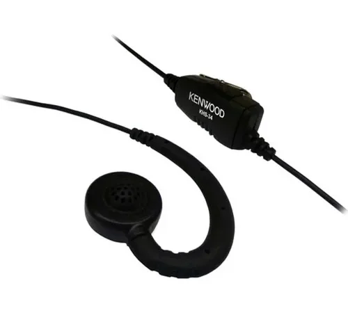 Kenwood KHS-34 C-Ring Ear Hanger with PTT & Mic Single Pin