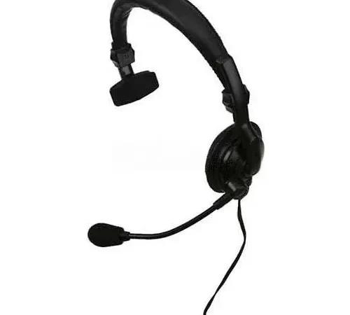 Single Muff Headset w/ In-Line PTT