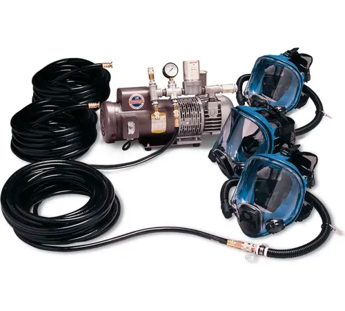 Allegro 9210-03 Full Mask Low Pressure System, 3 Workers, 100' Hose