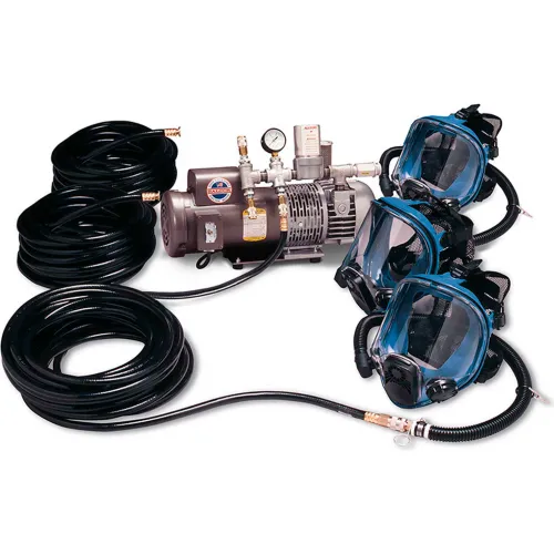 Allegro 9210-03 Full Mask Low Pressure System, 3 Workers, 100' Hose
