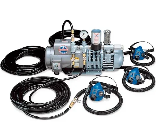 Allegro 9215-03 Half Mask Low Pressure System, 3 Workers, 100'  Hose