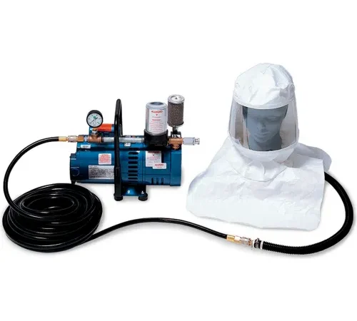 Allegro 9230-01 Tyvek™ Supplied Air Hood Low Pressure System, 1 Worker, 100' Hose