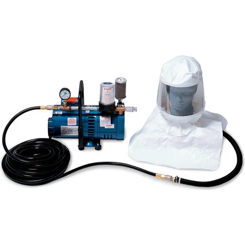 Allegro 9230-01 Tyvek™ Supplied Air Hood Low Pressure System, 1 Worker, 100' Hose