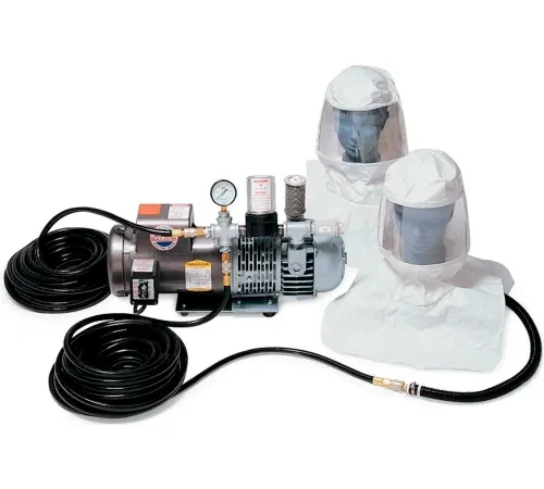 Allegro 9230-02 Tyvek™ Supplied Air Hood Low Pressure System, 2 Workers, 100' Hose