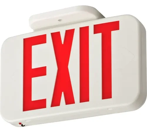 Acuity Switchable Red/Green LED Exit Sign