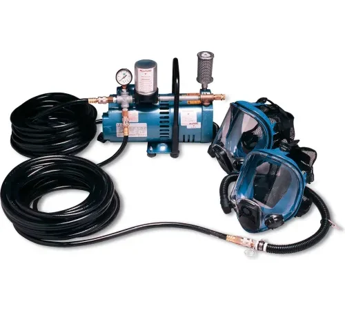 Allegro 9210-02 Full Mask Low Pressure System, 2 Workers, 100' Hose