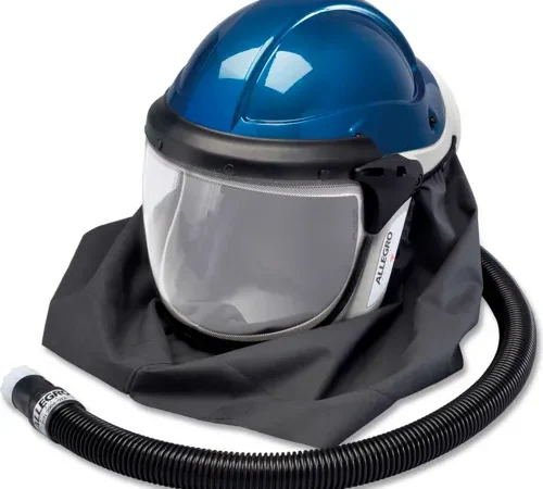 Allegro 9904 Deluxe Supplied Air Shield/Helmet, No Flow Valve