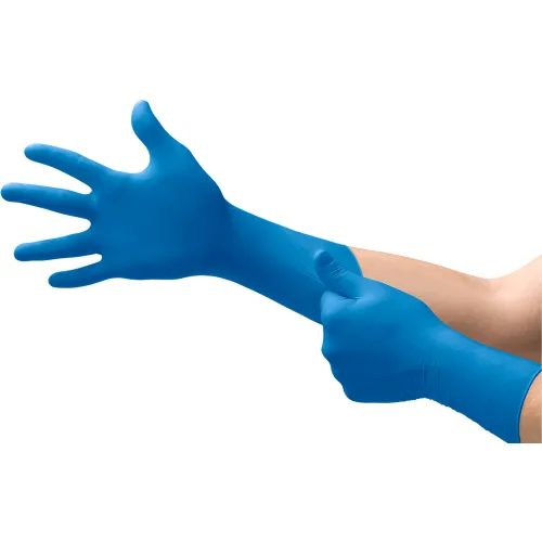 Ansell MICROFLEX® SafeGrip® SG-375 Latex Gloves, Powder-Free, Beaded, Size M, 50/Pack