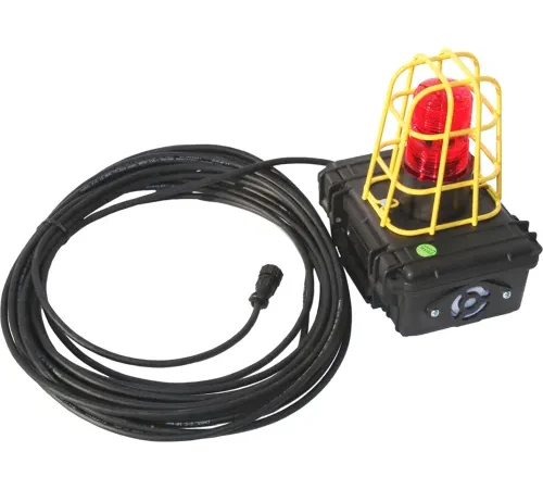 Air Systems Breather Boxes® Remote Audible & Visual Strobe Alarm, 50" Cable Included, 50-ALMST