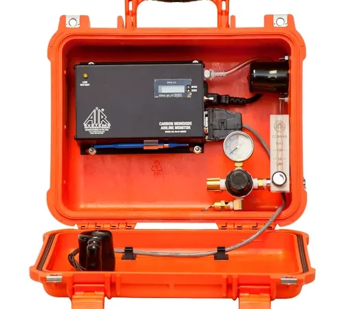 Air Systems Portable CO Monitor for Continuous In-Line Monitoring of Breathing Air, CO91-14LAC