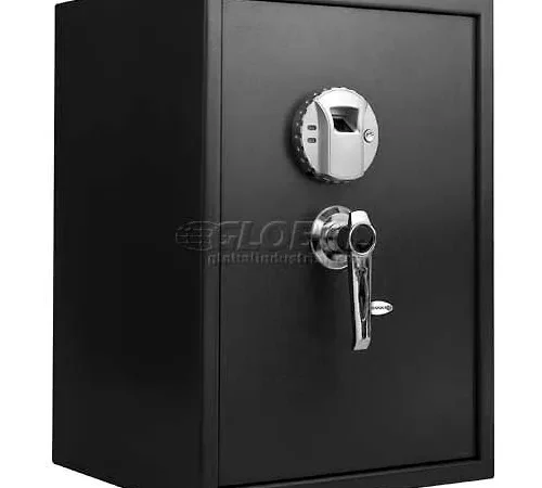 Barska Large Biometric Safe Pistol Safe AX11650 - 14"W x 13"D x 19-3/4"H, Black