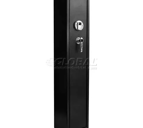 Barska Quick Access Biometric Rifle Safe AX11652 - 8-5/8"W x 9-13/16"D x 52-3/16"H Black